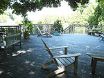 new deck for large groups at FA