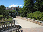 ramp to new education building at Frelinghuysen Arboretum