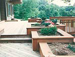 gardening on a high deck