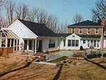 rear terrace before landscaping