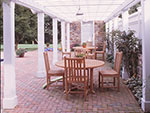 pool side pergola detail