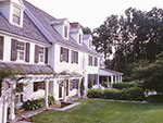 pergola at rear house elevation