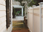 service corridor off stone terrace