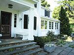 front terrace and porch detail