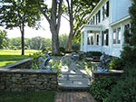 front terrace leading to main entrance door and porch