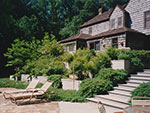 deck from pool level