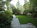 bluestone walk from drive to front door