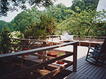 the new deck at living level came first