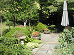 front terrace to larger landscape