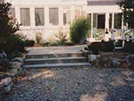 owner parking to kitchen entrance