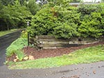 drive entrance before construction