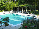pergola at pool side