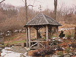 rustic gazebo for a writer